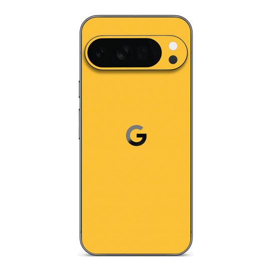 Google Pixel 10 Pro XL Luxuria Tuscany Yellow Matt 3D Textured Skin Wrap Sticker Decal Cover Protector by QSKINZ | qskinz.com