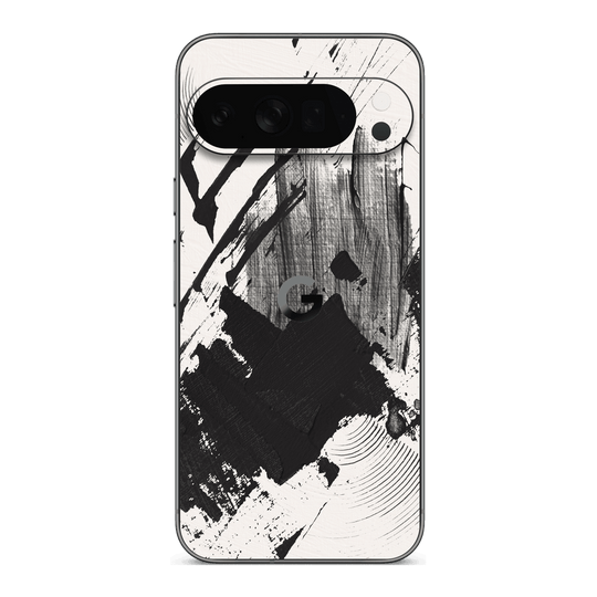 Google Pixel 10 Pro XL Print Printed Custom SIGNATURE Black and White Madness Skin Wrap Sticker Decal Cover Protector by QSKINZ | qskinz.com