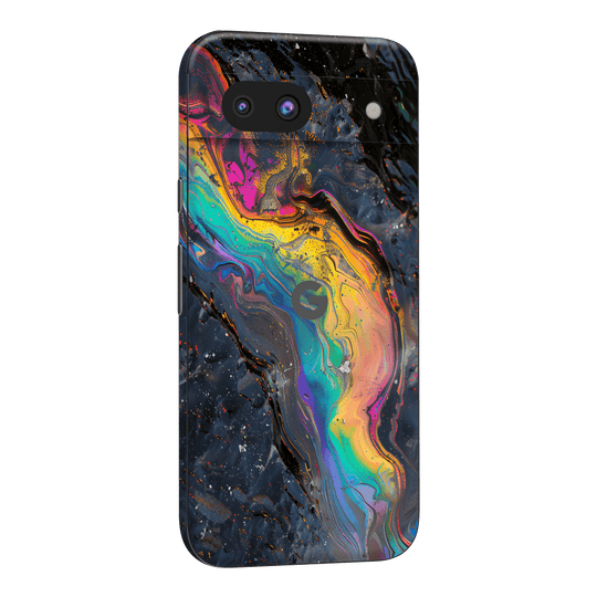 Google Pixel 8a Print Printed Custom SIGNATURE Aurora Auroria Stone Marble Rainbow Skin Wrap Sticker Decal Cover Protector by QSKINZ | QSKINZ.COM