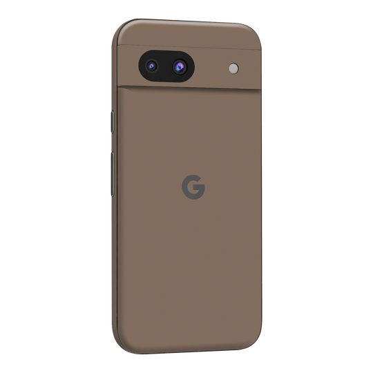 Google Pixel 8a Soft-Touch Matte StealthMatte Mocha Taupe Neutral Skin Wrap Sticker Decal Cover Protector by QSKINZ | qskinz.com