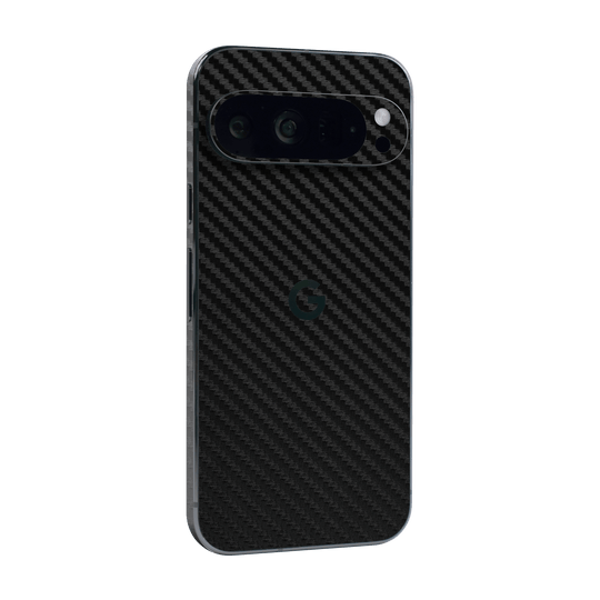 Google Pixel 9 PRO Black 3D Textured Carbon Fibre Fiber Skin Wrap Sticker Decal Cover Protector by QSKINZ | qskinz.com