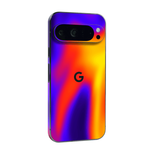 Google Pixel 9 PRO Print Printed Custom SIGNATURE Infrablaze Infrared Thermal Neon Skin Wrap Sticker Decal Cover Protector by QSKINZ | QSKINZ.COM