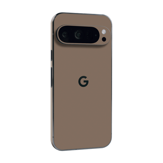 Google Pixel 9 PRO Soft-Touch Matte StealthMatte Mocha Taupe Neutral Skin Wrap Sticker Decal Cover Protector by QSKINZ | qskinz.com