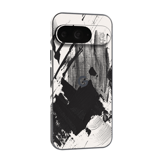 Google Pixel 9 Print Printed Custom SIGNATURE Black and White Madness Skin Wrap Sticker Decal Cover Protector by QSKINZ | qskinz.com