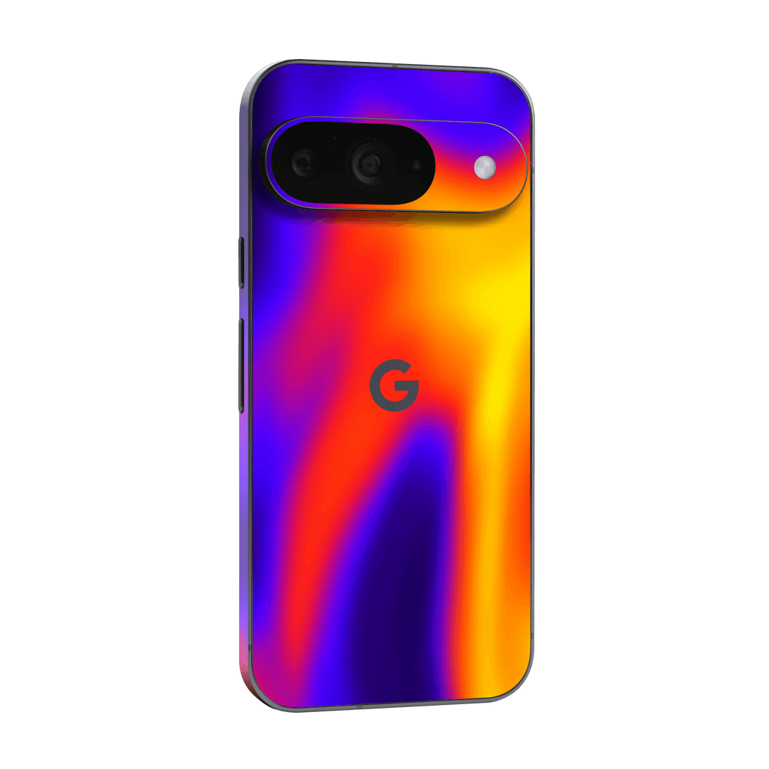 Google Pixel 9 Print Printed Custom SIGNATURE Infrablaze Infrared Thermal Neon Skin Wrap Sticker Decal Cover Protector by QSKINZ | QSKINZ.COM