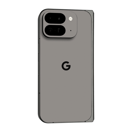 Google Pixel 9 Pro FOLD Soft-Touch Matte StealthMatte Lunar Light Grey Skin Wrap Sticker Decal Cover Protector by QSKINZ | qskinz.com