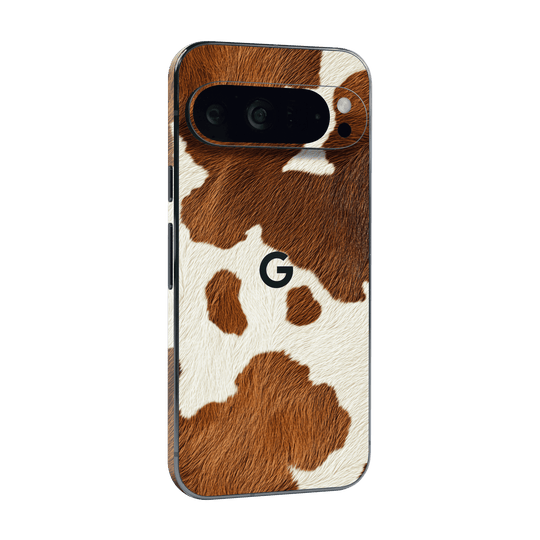 Google Pixel 9 Pro XL  Print Printed Custom SIGNATURE MOO Cow Print Cowhide Skin Wrap Sticker Decal Cover Protector by QSKINZ | QSKINZ.COM