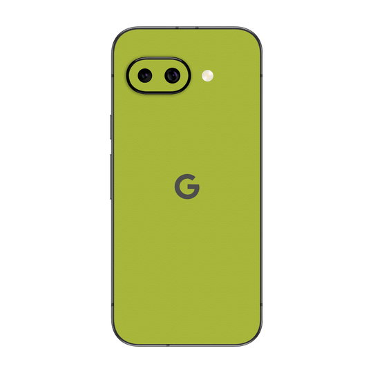 Google Pixel 9a Luxuria Lime Green Matt 3D Textured Skin Wrap Sticker Decal Cover Protector by QSKINZ | qskinz.com
