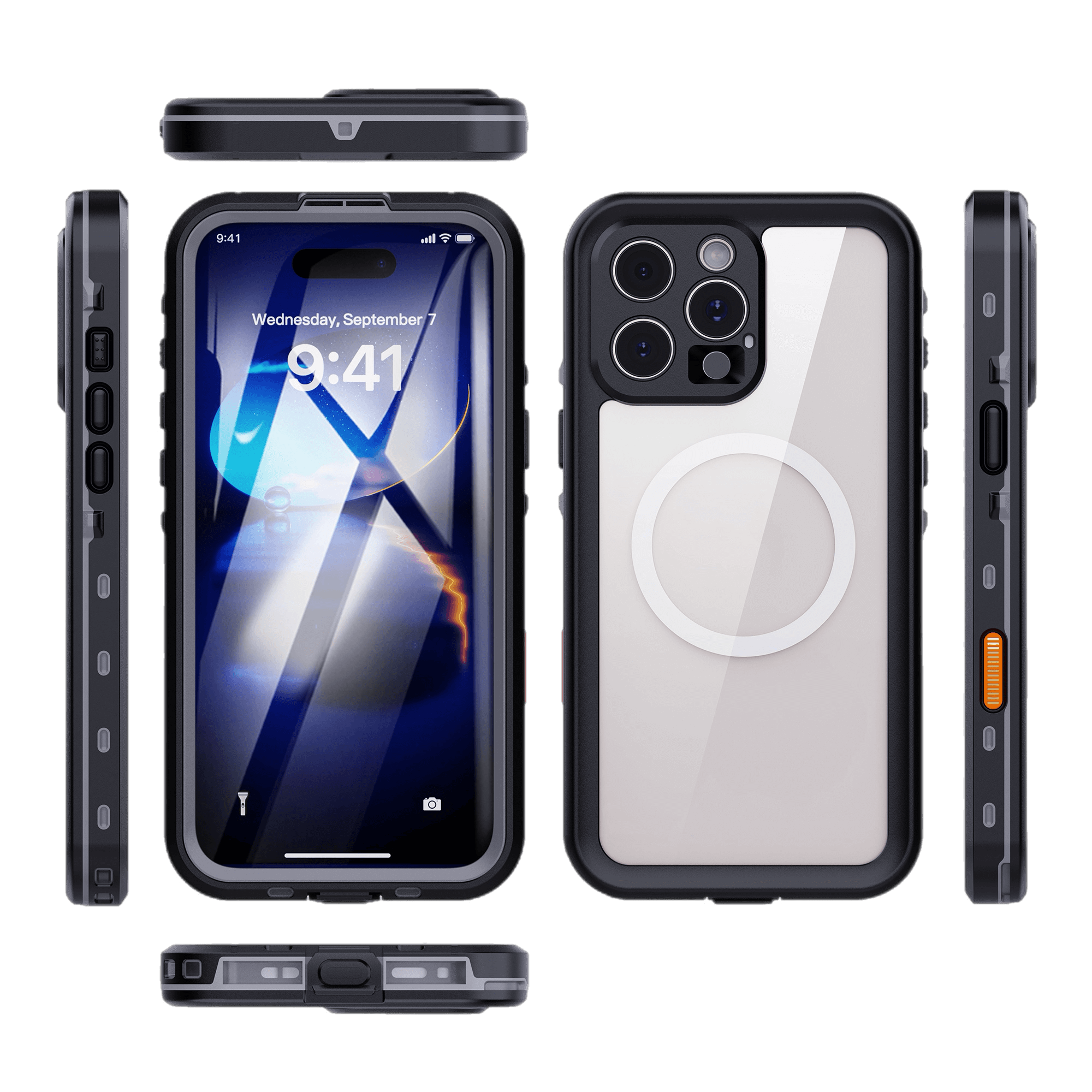 Custom IP68 Waterproof Case for iPhone 16 PRO