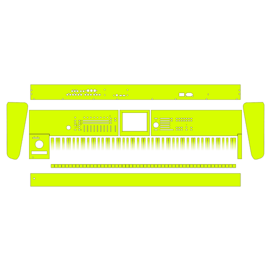 KORG Kronos 2 Music Workstation (88 keys) SIGNATURE Grungetrace Skin