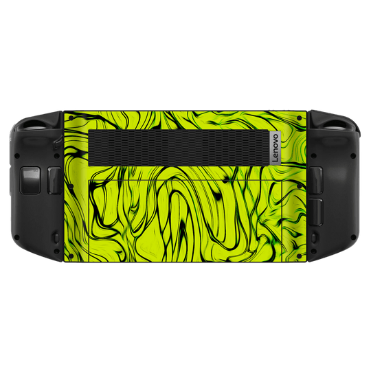 Lenovo Legion Go Print Printed Custom SIGNATURE Hypnotic Green Electric Jade Skin Wrap Sticker Decal Cover Protector by QSKINZ | QSKINZ.COM