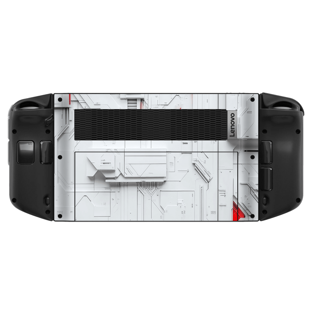 Lenovo Legion Go Print Printed Custom SIGNATURE Interstellar White Spaceship Skin Wrap Sticker Decal Cover Protector by QSKINZ | QSKINZ.COM