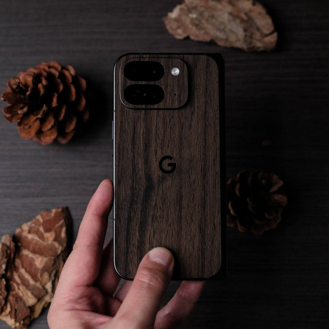 Dark Walnut Skins, Wraps and Covers for Google Pixel by Qskinz