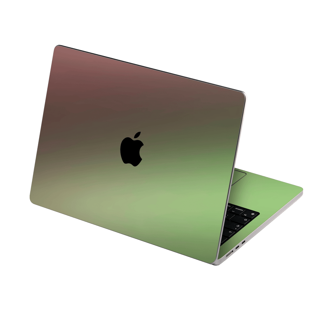 MacBook AIR 13.6" (2025, M4) Chameleon Avocado Colour-changing Metallic Skin Wrap Sticker Decal Cover Protector by QSKINZ | qskinz.com