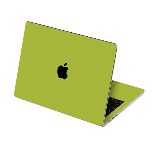 MacBook AIR 13.6" (2025, M4) Luxuria Lime Green Matt 3D Textured Skin Wrap Sticker Decal Cover Protector by QSKINZ | qskinz.com