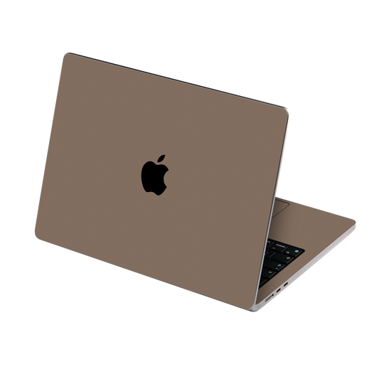 MacBook AIR 13.6" (2025, M4) Soft-Touch Matte StealthMatte Mocha Taupe Neutral Skin Wrap Sticker Decal Cover Protector by QSKINZ | qskinz.com