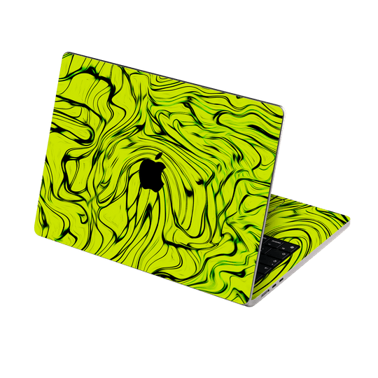 MacBook AIR 15" (2023/2024) Print Printed Custom SIGNATURE Hypnotic Green Electric Jade Skin Wrap Sticker Decal Cover Protector by QSKINZ | QSKINZ.COM