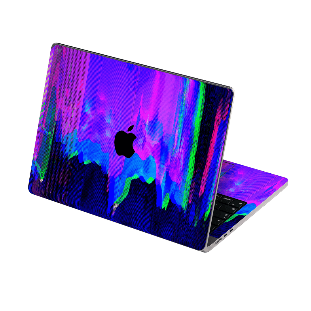 MacBook Air 15" (2025, M4) Custom Printed SIGNATURE “Andromeda” Blue Purple Wave Skin Wrap Sticker Decal Cover Protector by QSKINZ | QSKINZ.COM