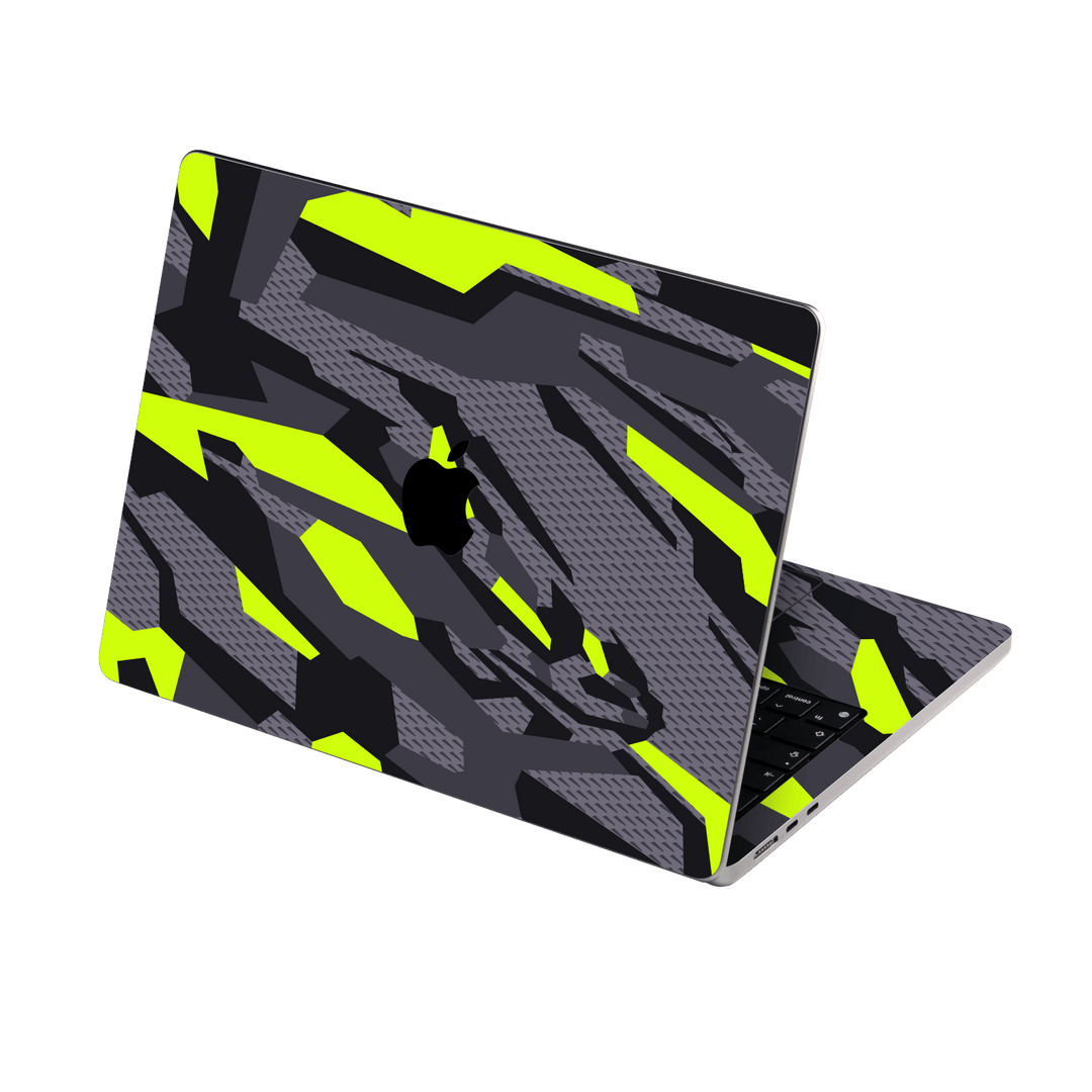 MacBook Air 15" (2025, M4) Print Printed Custom SIGNATURE Abstract Green Camouflage Skin Wrap Sticker Decal Cover Protector by QSKINZ | qskinz.com