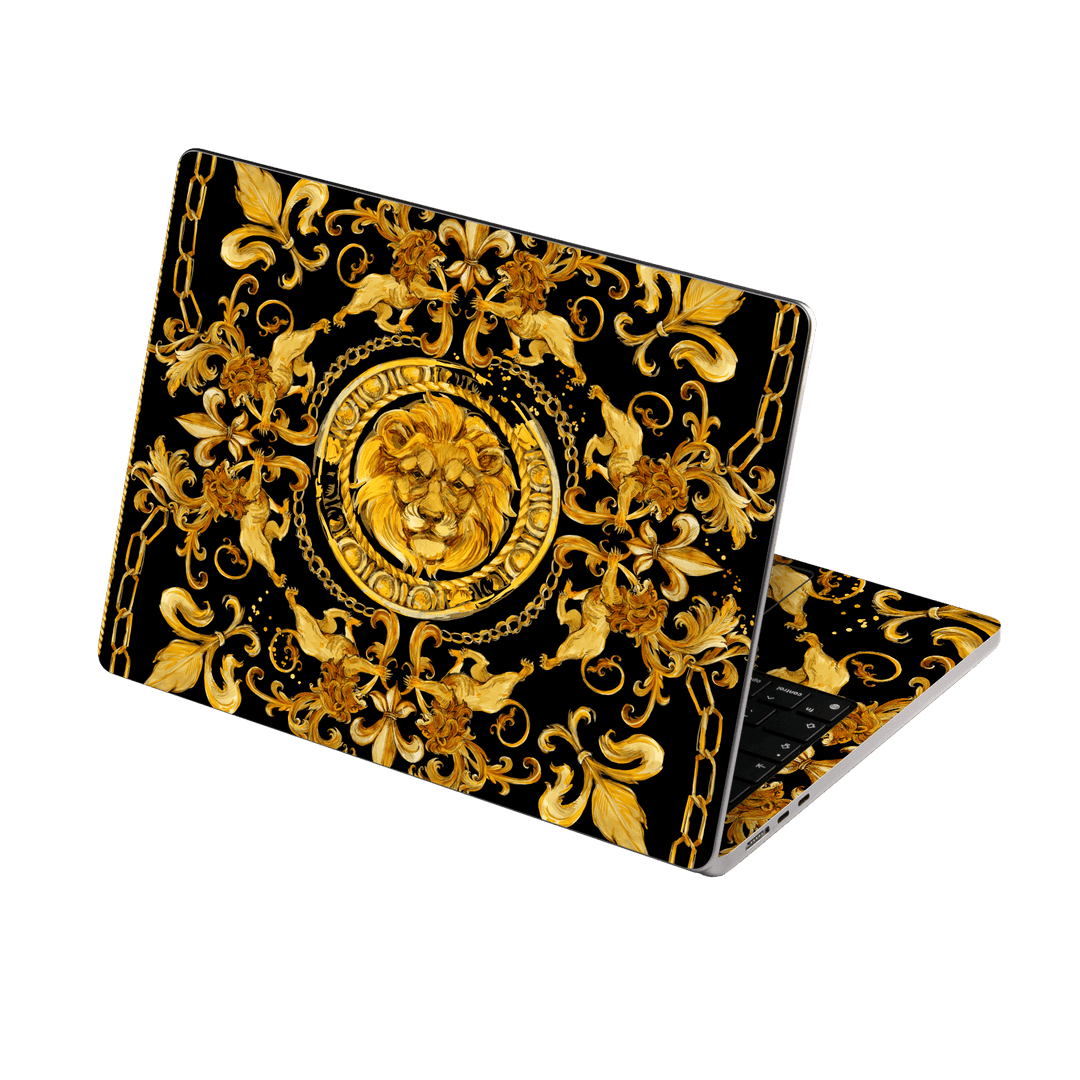 MacBook Air 15" (2025, M4) Print Printed Custom SIGNATURE Baroque Gold Ornaments Skin Wrap Sticker Decal Cover Protector by QSKINZ | qskinz.com