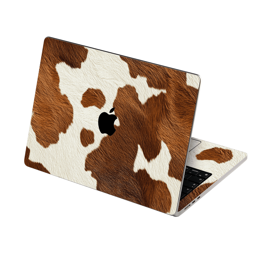  MacBook Air 15" (2025, M4) Print Printed Custom SIGNATURE MOO Cow Print Cowhide Skin Wrap Sticker Decal Cover Protector by QSKINZ | QSKINZ.COM