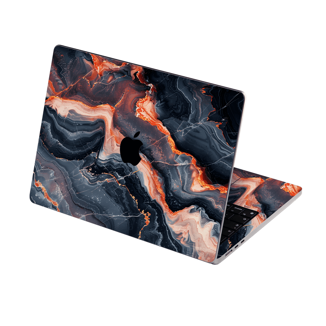  MacBook Air 15" (2025, M4) Print Printed Custom SIGNATURE Terra Noir Stone Marble Skin Wrap Sticker Decal Cover Protector by QSKINZ | QSKINZ.COM