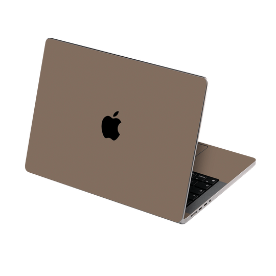 MacBook PRO 14" (2021/2023) Soft-Touch Matte StealthMatte Mocha Taupe Neutral Skin Wrap Sticker Decal Cover Protector by QSKINZ | qskinz.com