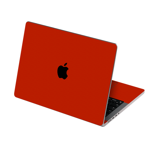 MacBook PRO 14” (2024, M4) Luxuria Red Cherry Juice Matt 3D Textured Skin Wrap Sticker Decal Cover Protector by QSKINZ | qskinz.com