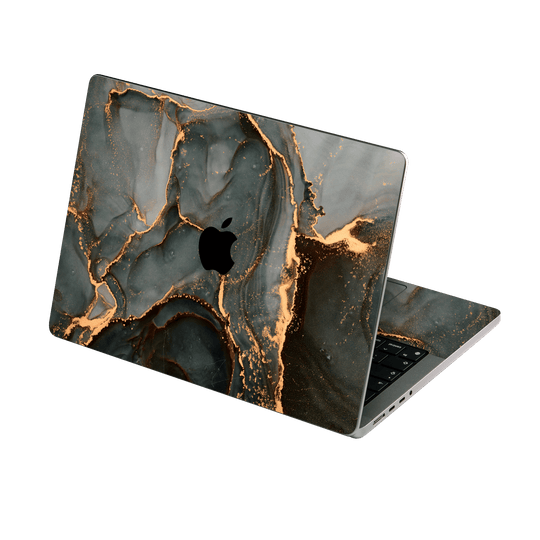 MacBook PRO 14” (2024, M4) Print Printed Custom SIGNATURE AGATE GEODE Deep Forest Skin, Wrap, Decal, Protector, Cover by QSKINZ | qskinz.com
