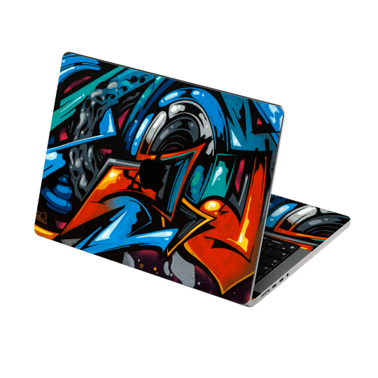 MacBook PRO 14” (2024, M4) Print Printed Custom SIGNATURE Street Art Graffiti Skin, Wrap, Decal, Protector, Cover by QSKINZ | qskinz.com