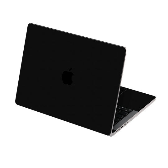 MacBook PRO 14” (2024, M4) Soft-Touch Matte StealthMatte Phantom Black Skin Wrap Sticker Decal Cover Protector by QSKINZ | qskinz.com