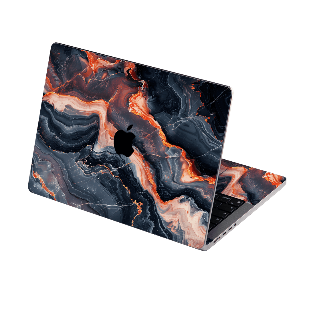 MacBook PRO 16" (2021/2023) Print Printed Custom SIGNATURE Terra Noir Stone Marble Skin Wrap Sticker Decal Cover Protector by QSKINZ | QSKINZ.COM