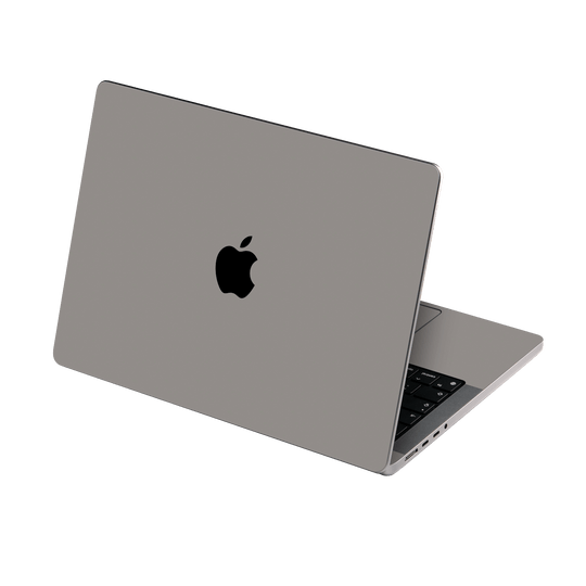 MacBook PRO 16" (2021/2023) Soft-Touch Matte StealthMatte Lunar Light Grey Skin Wrap Sticker Decal Cover Protector by QSKINZ | qskinz.com