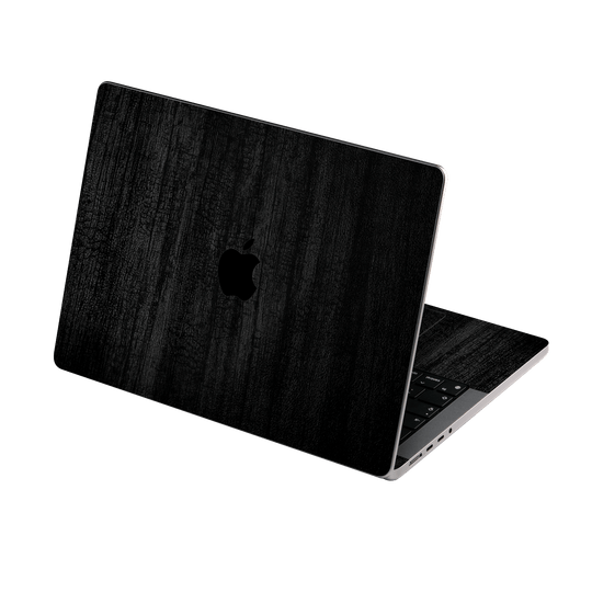 MacBook PRO 16” (2024, M4) Luxuria Black Charcoal Black Dragon Coal Stone 3D Textured Skin Wrap Sticker Decal Cover Protector by QSKINZ | qskinz.com