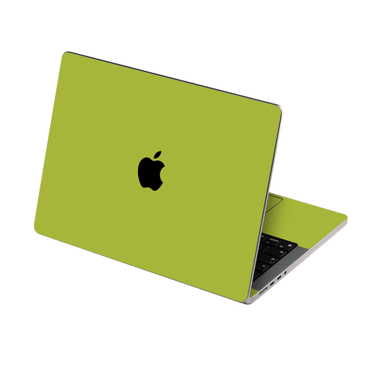 MacBook PRO 16” (2024, M4) Luxuria Lime Green Matt 3D Textured Skin Wrap Sticker Decal Cover Protector by QSKINZ | qskinz.com