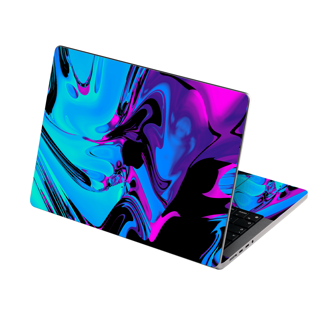 MacBook PRO 16” (2024, M4) Print Printed Custom SIGNATURE Rainy Night in Bangkok Skin Wrap Sticker Decal Cover Protector by QSKINZ | qskinz.com