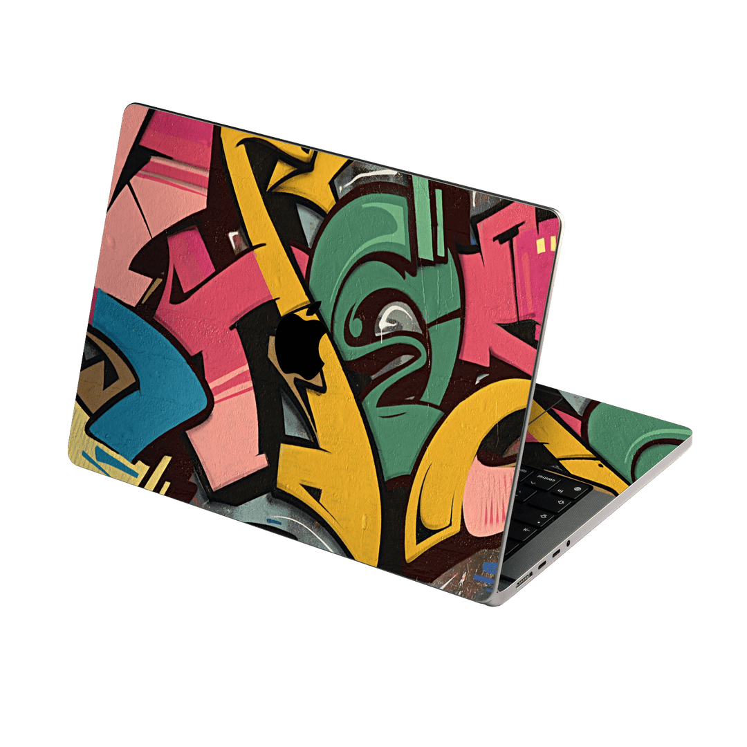 MacBook PRO 16” (2024, M4) Print Printed Custom SIGNATURE Vintage Street Art Skin Wrap Sticker Decal Cover Protector by QSKINZ | qskinz.com
