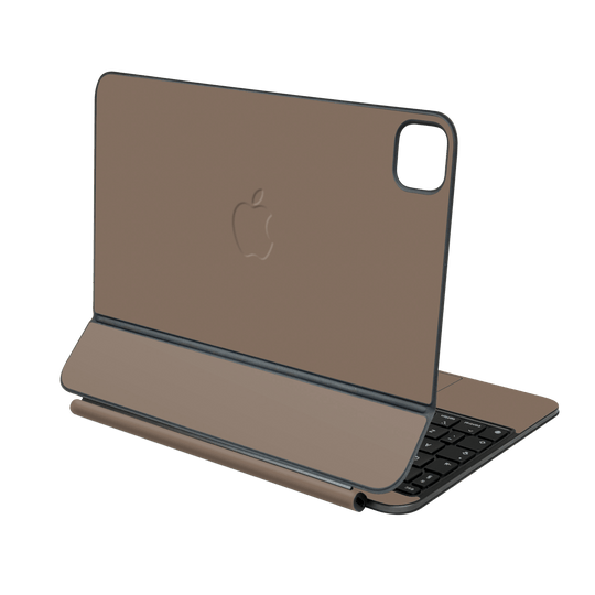 Magic Keyboard for iPad PRO 13” (M4, 2024) Soft-Touch Matte StealthMatte Mocha Taupe Neutral Skin Wrap Sticker Decal Cover Protector by QSKINZ | qskinz.com