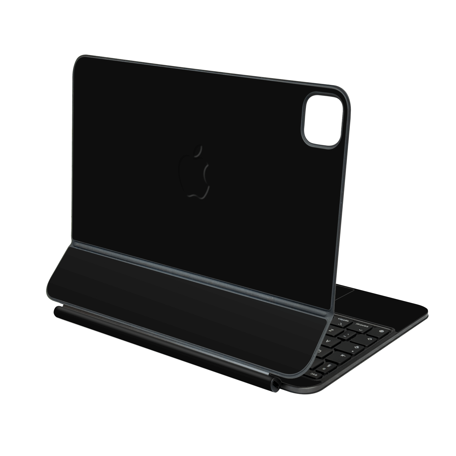 Magic Keyboard for iPad Pro 11” (M4, 2024) Soft-Touch Matte StealthMatte Phantom Black Skin Wrap Sticker Decal Cover Protector by QSKINZ | qskinz.com 