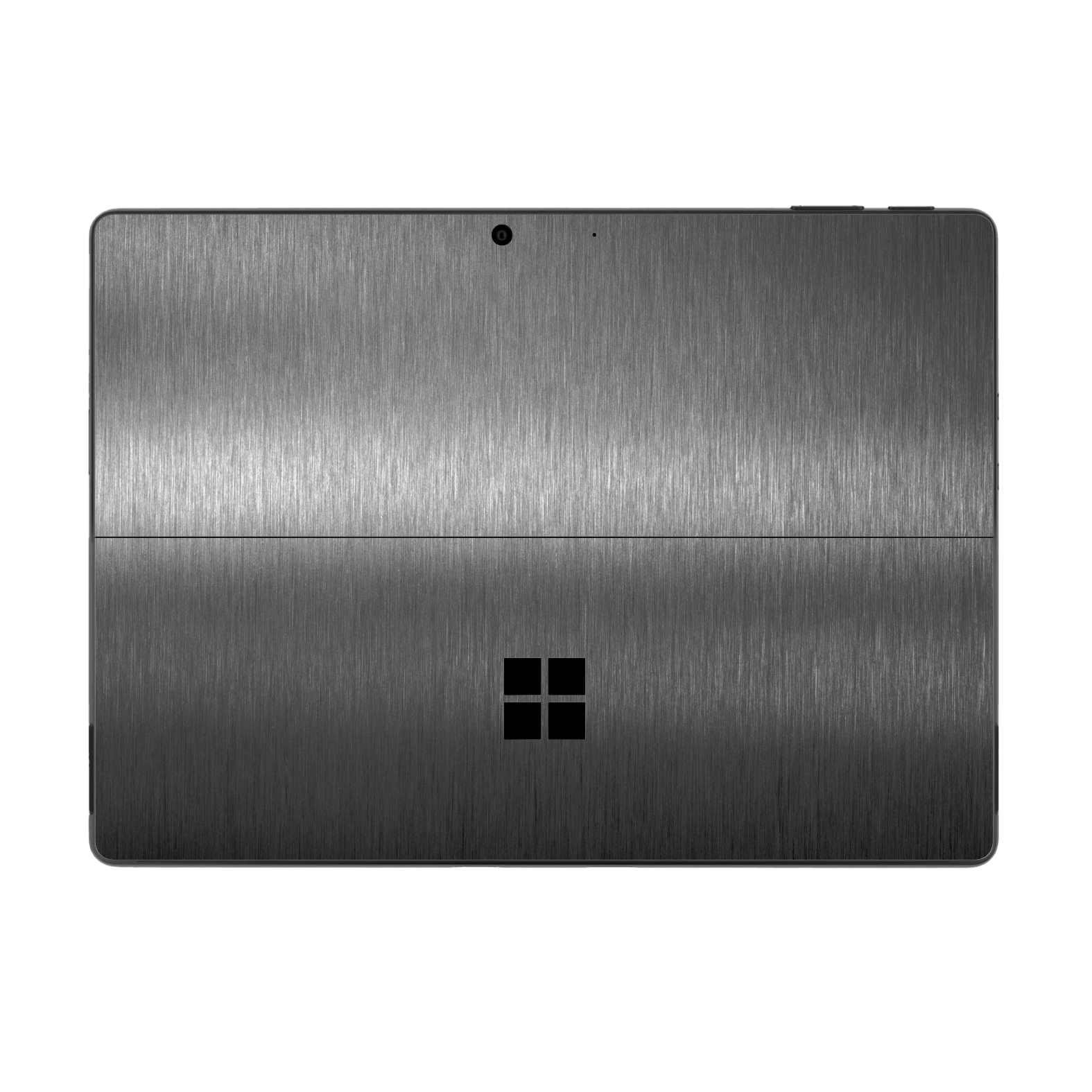 Microsoft Surface Pro 10 Brushed Metal Titanium Metallic Skin Wrap Sticker Decal Cover Protector by QSKINZ | qskinz.com
