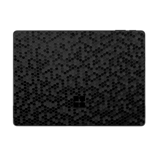 Microsoft Surface Pro 10 Luxuria Black Honeycomb 3D Textured Skin Wrap Sticker Decal Cover Protector by QSKINZ | qskinz.com