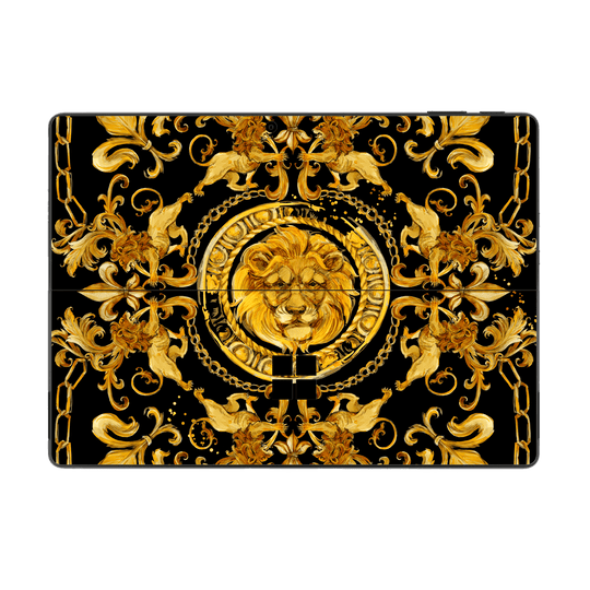 Microsoft Surface Pro 10 Print Printed Custom SIGNATURE Baroque Gold Ornaments Skin Wrap Sticker Decal Cover Protector by QSKINZ | qskinz.com