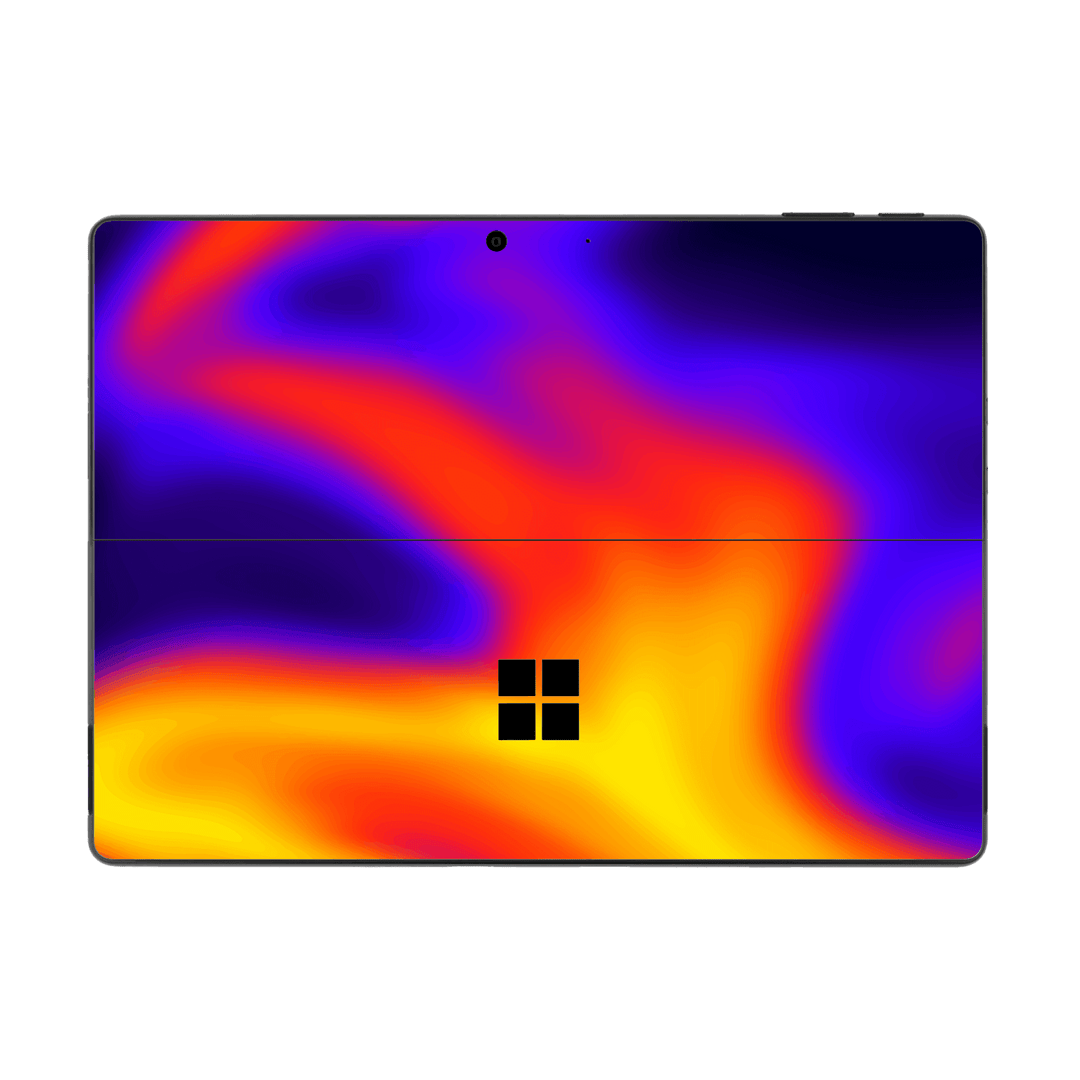 Microsoft Surface Pro 10 Print Printed Custom SIGNATURE Infrablaze Infrared Thermal Neon Skin Wrap Sticker Decal Cover Protector by QSKINZ | QSKINZ.COM