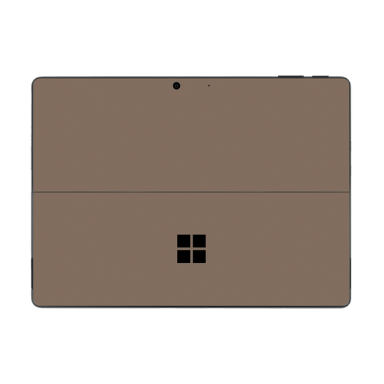 Microsoft Surface Pro 10 Soft-Touch Matte StealthMatte Mocha Taupe Neutral Skin Wrap Sticker Decal Cover Protector by QSKINZ | qskinz.com