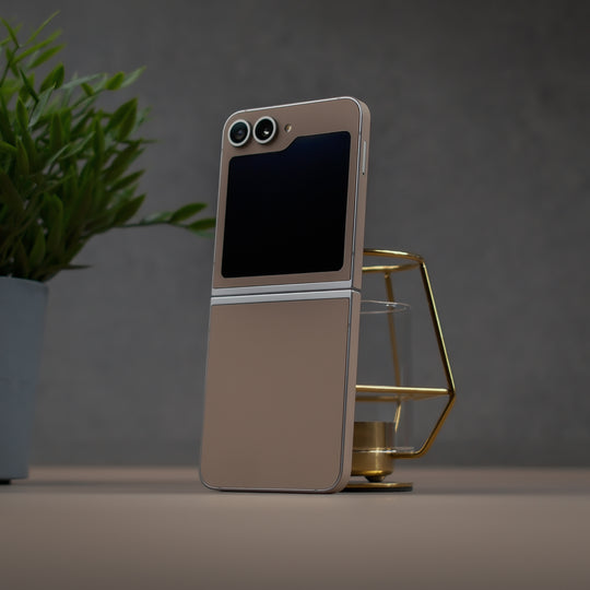 Mocha Taupe Skins for Samsung Galaxy by Qskinz