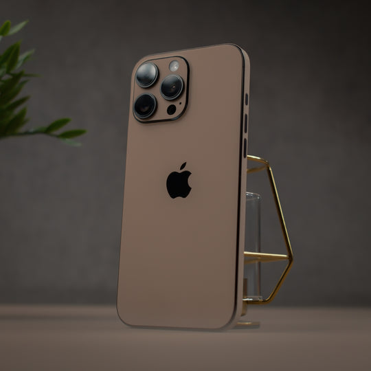 Mocha Taupe Skins for iPhone by Qskinz