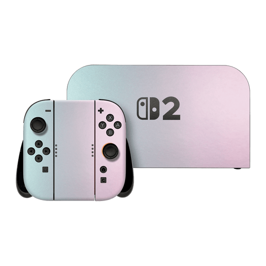 Nintendo Switch 2 Chameleon Amethyst Colour-changing Metallic Skin Wrap Sticker Decal Cover Protector by QSKINZ | qskinz.com