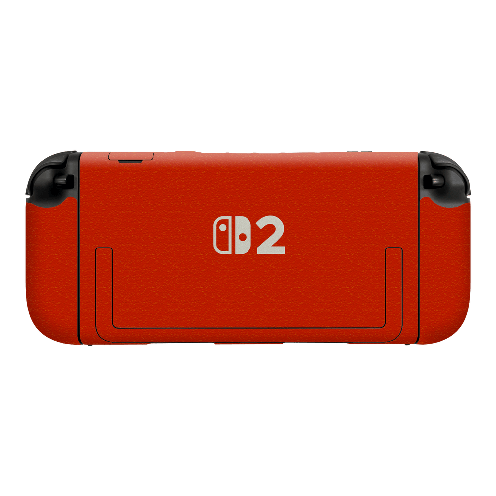 Nintendo Switch 2 Console Luxuria Red Cherry Juice Matt 3D Textured Skin Wrap Sticker Decal Cover Protector by QSKINZ | qskinz.com
