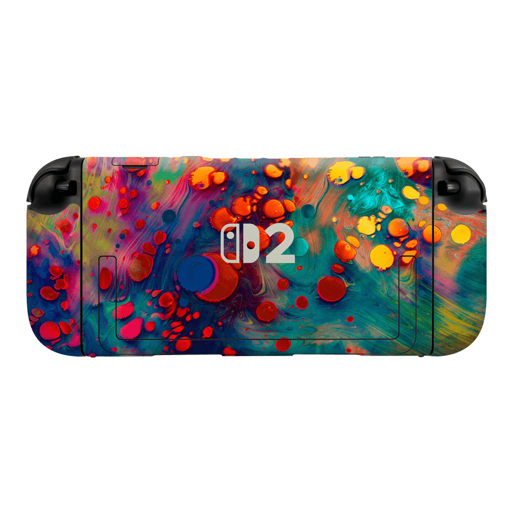 Nintendo Switch 2 Console Print Printed Custom SIGNATURE Abstract Art Impression Skin Wrap Sticker Decal Cover Protector by QSKINZ | qskinz.com