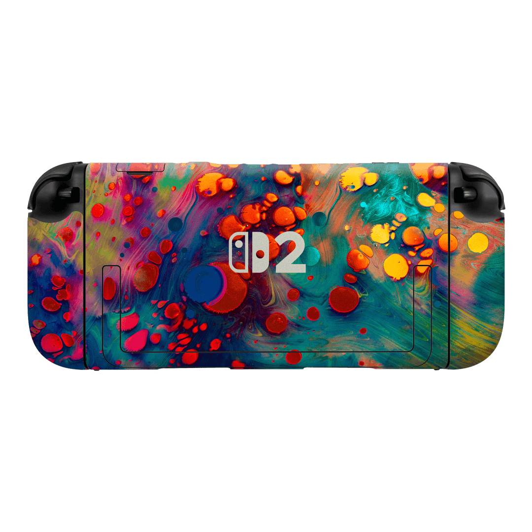Nintendo Switch 2 Console Print Printed Custom SIGNATURE Abstract Art Impression Skin Wrap Sticker Decal Cover Protector by QSKINZ | qskinz.com